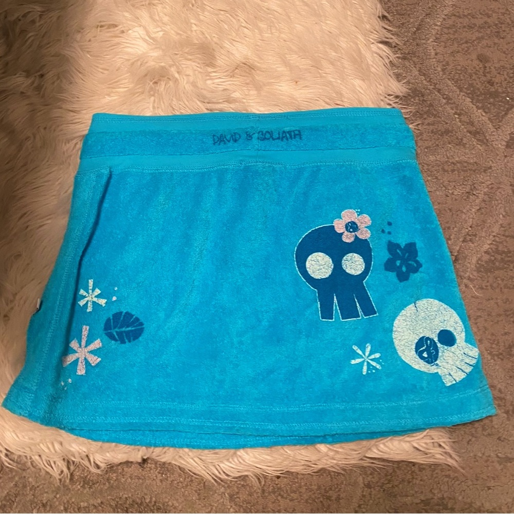 Vintage Vibrant Blue beach skirt